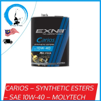 EXN CARIOS SAE 10W-40 SYNTHETIC ESTERS API SN/CF (MOLYTECH) ENGINE OIL 4L NJW
