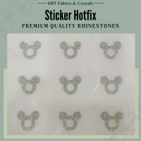 Mickey Cartoon Sticker Hotfix Batu Manik Tampal [Premium Quality Rhinestones] Kod 44