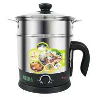 【維康】1.8L不銹鋼蒸煮快煮美食鍋(WK-2060)