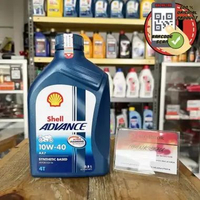Oli Motor Shell Advance AX7 (10W-40) (0.8L)
