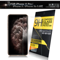 NISDA for iPhone 11 Pro /  iPhone  Xs  / iPhone X 5.8吋 鋼化9H玻璃螢幕保護貼-非滿版