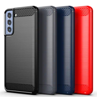 Silicone Cover For Samsung Galaxy S21 FE Case For Samsung A52 A72 A82 S21 Cover Shockproof Protective Bumper For Samsung S21 FE