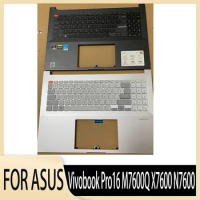95new Palmrest With US Backlit keyboard Top Case For ASUS Vivobook Pro16 M7600Q X7600 N7600