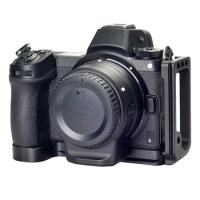 Aluminum Camera L-Bracket Holder for Nikon Z6/Z7/Z5/Z6 II/Z7 II with Extendable Side Plate