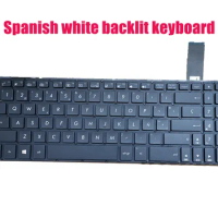 Spanish white backlit keyboard for Asus X570U/X570UD/X570Z/X570ZD/X570D/X570DD