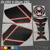 適用V-Strom鈴木DL250摩托車GSX250油箱裝飾側邊防滑貼紙魚骨貼花