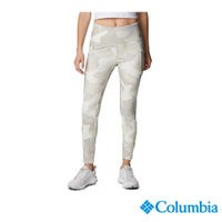 Columbia 哥倫比亞 女款- 防曬UPF50快排彈性運動長褲-卡其迷彩 UAR21760KO / S22