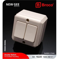 Broco Electrical 16220-11 Saklar Seri OB Persegi