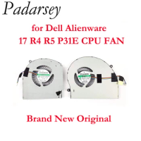 Pardarsey Brand New Original CPU GPU Cooling Fan Compatible for Dell Alienware 17 R4 17 R5 P31E Series Game Laptop