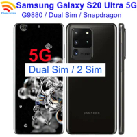 Samsung Galaxy S20 Ultra 5G G9880 Dual Sim 6.9" 12GB RAM 256GB ROM Octa Core Snapdragon NFC Original Unlocked Cell Phone