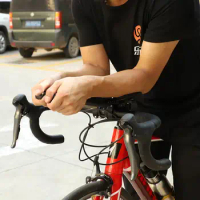 WEST BIKING 2x Aluminum Bicycle TT Handlebar Rest Aero Bar Cycling Equipment