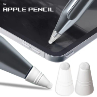 For Apple Pencil 1 2 Tips Silicone Fiber Nib Cap Silicone Replacement Nibs Stylus Cover for Apple Ipad Double-Layered Protection