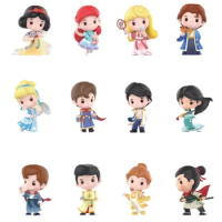 Specified Style SkullPanda Pop Mart Disney Princess Han Chinese Costume Series Action Figure Surprise Gift Kawaii Confirm Style