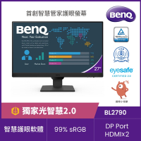 BenQ BL2790 27型 IPS 光智慧護眼Coding螢幕(HDMI/DP)