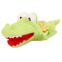 Hand Puppet Crocodile Interactive Toy Children’s Toys Cartoon Parent-child Plush