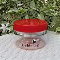 Toples Plastik 1 Liter / Toples Plastik 1000 ml Merah