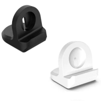 Silicone Charger Stand Holder Station Dock for Samsung Galaxy Watch 3 4 classic 42mm 46mm Watch Active 2 40/44mm