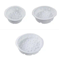 New 4/6/8 Inch Round Silicone Mold Non Cake Cheese Fondant Mould DIY Non Baking Tool