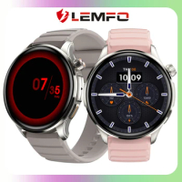 LEMFO Amoled Smart Watch Men Bluetooth Call Smartwatch Men 2023 100+ Watch Dials Sport Modes 1.43 Inch 466*466 30 Days Life