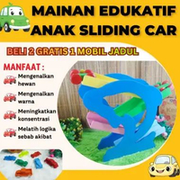 APE-Lumba APE Sliding Car Ikan Lumba-Lumba Dolphin Mainan Mobil Kayu Anak PAUD