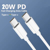 USB C To USB C Cable for Android Xiaomi PD Fast Charging Cable for MacBook Pro IPad Pro Charger Type