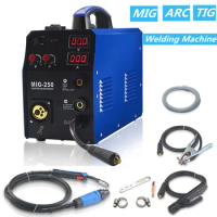 MIG-250 MIG TIG ARC Welding Machine Dual-purpose Welder Gas Gasless Welder 220V Mig Welding Machine Welding Equipment