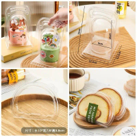 Tray Mika Slice Mini Cake Premium| Bolu| Cupcake | termasuk Tutup