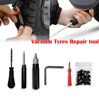 Car Motorcycle Vacuum Tyre Tire Repair Tools Puncture Mushroom Plug Probe Nozzle Tire Repair Tool Kit/set