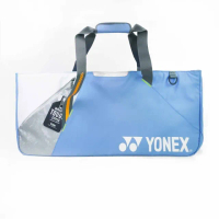 【YONEX】CLUB TOURNAMENT BAG 羽拍袋 矩形包 灰藍(BA52531WEX271)