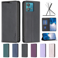 For Motorola Edge 40 Case Edge40 Etui Luxury Magnetic Flip Phone Case on For Funda Motorola Edge 40 Neo Leather Card Cover Coque