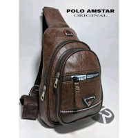 tas slempang merk polo amstar Kulit Slingbag Selempang