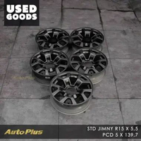 VELG 2ND STANDAR SUZUKI JIMNY VELG OEM JIMNY RING 15 PCD 5×139,7 - GOOD CONDITION