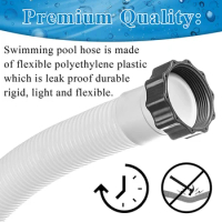 Type B Pool Hose Adapter Replacement Hose for Intex Threaded Connection Pump