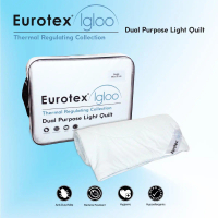 Eurotex Igloo, Cooling, Dual Purpose Light Quilt, Fibregel Inner Filling, Anti Dust Mite, Hypoallerg