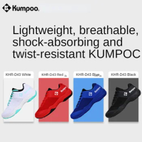 Original kumpoo Badminton Shoes For Men women Breathable High Elastic Non-slip Sports Sneakers D43A/D43