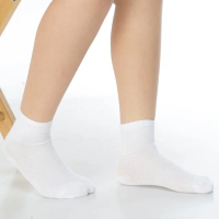 【KEROPPA 可諾帕】3~6歲學童專用毛巾底止滑短襪x3雙(C93001)