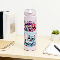 Botol Air Kapasiti Besar Kpop Demon Hunter Tahan Panas Botol Plastik Comel Bertemakan Anime Untuk Ga