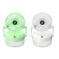 Foldable Air Humidification Fan Multifunctional Fan with Night Light New Dropship