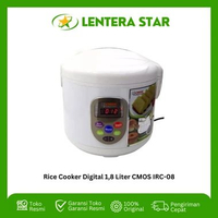 Magic Com / Rice Cooker Digital 1,8 Liter CMOS Double Panci