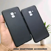 Soft Case Samsung A8 Plus SM-A730f Slim Matte Hitam