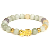 Feng Shui Obsidian Stone Beads Bracelet Pixiu Buddha Bracelets For Women Men Wealth Good Luck Unisex Wristband Jewelry Wholesale