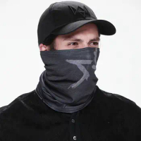 New Watch Dogs Fashion Face Mask Aiden Pearce Half Windproof Cotton Neck Warmer Cosplay Scarf Game Costume Cos Party Mask