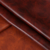 Crazy Horse Veins Synthetic Leather Fabric For Sewing Garment Faux Suede PU DIY Bag Shoes Sofa Sewing Material Leathercraft