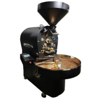 WS-12 Industry Automatic/Manual Coffee Roaster drum type with latest software technology smart-mobile control