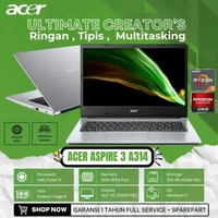 ACER ASPIRE 3 SLIM A314-22-R0HR AMD RYZEN 5 3500U RAM 8GB SSD 256GB AMD RADEON VEGA 8 GRAPHICS 14" H