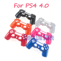 30pcs For PlayStation 4 Top case shell Front cover Faceplate replace with soft touch finish For PS4 JDS-040 games Controller