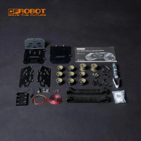 DFRoBot Devastator Tank Smart car Robot Mobile Platform V2 With 133RPM 45:1 Metal DC Gear Motor for Arduino Raspberry Pi B/B+