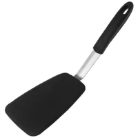 Silicone Spatula Non-stick Wok Spatula for Flipping Eggs Pancakes Burgers Crepes Cookware Kitchen Accessories Cooking Utensils