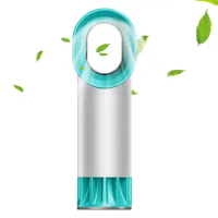 Bladeless Tower Fan Desk Fan Bladeless Quiet Tower Fan Air Boost Smooth Cool Breeze Portable Leafless Colorful Gradient For