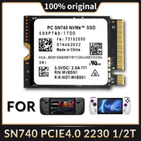 Western SN740 2TB 1TB M.2 2230 NVMe PCIe Gen 4.0x4 SSD Drives for Steam Deck Laptop Tablet Rog Ally 